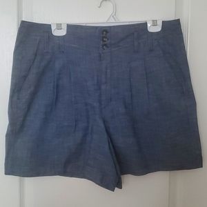 Chambray Shorts